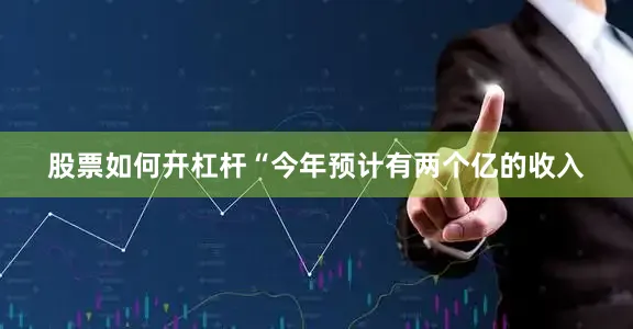 股票如何开杠杆“今年预计有两个亿的收入