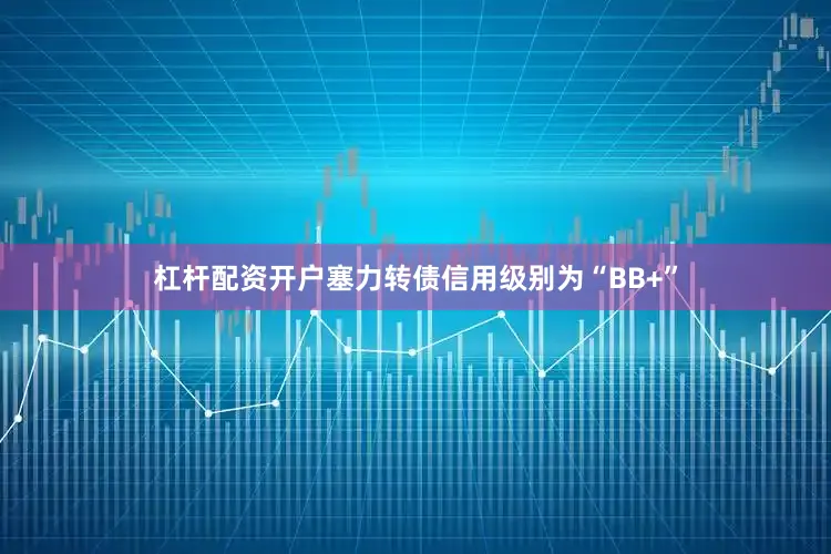 杠杆配资开户塞力转债信用级别为“BB+”